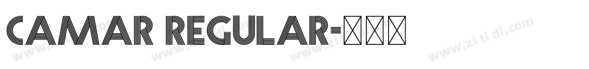 Camar Regular字体转换 Camar Regular字体转换
